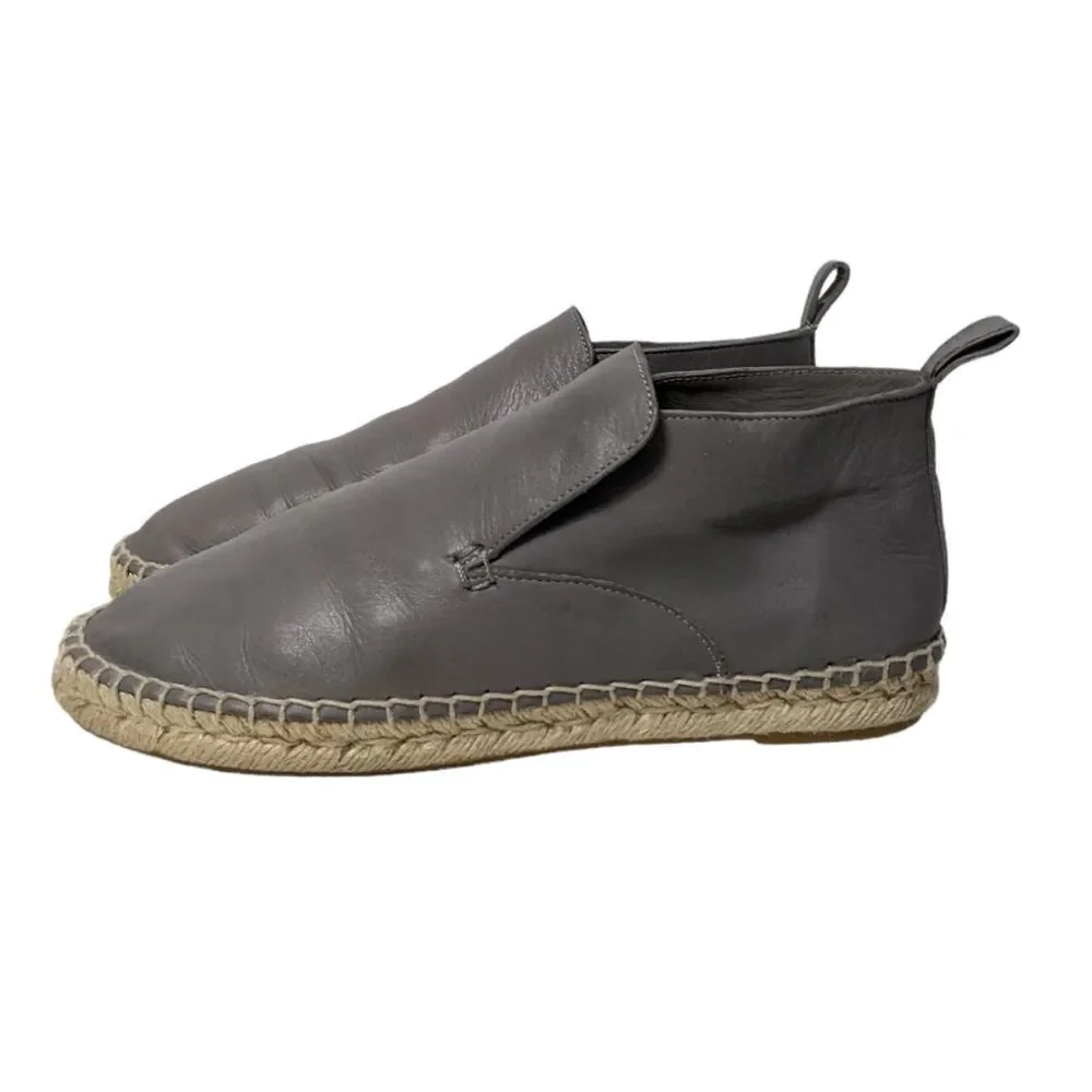 VINCE Ronan Slip-On Leather Espadrilles 7
